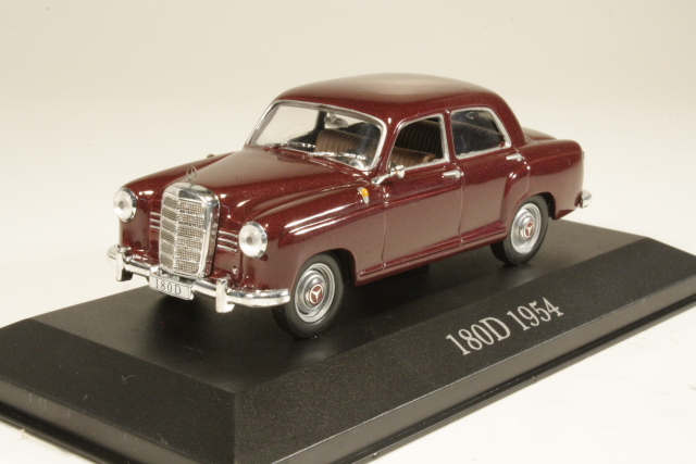 Mercedes 180D (w120) Ponton 1954, punainen