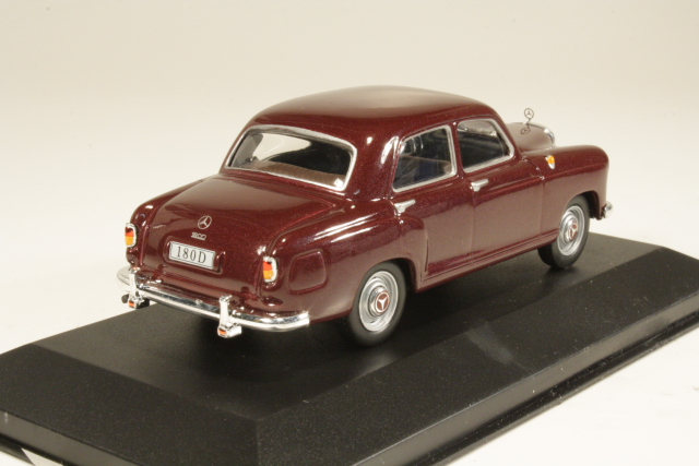 Mercedes 180D (w120) Ponton 1954, punainen
