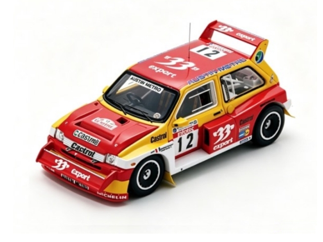 MG Metro 6R4, Tour de Corse 1986, D.Auriol, no.12