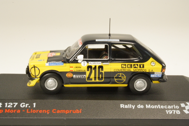 Fiat 127 (Seat) Gr.1, Monte Carlo 1978, J.Mora, no.216