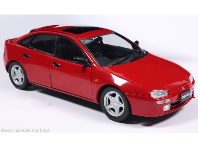 Mazda 323F 1993, punainen