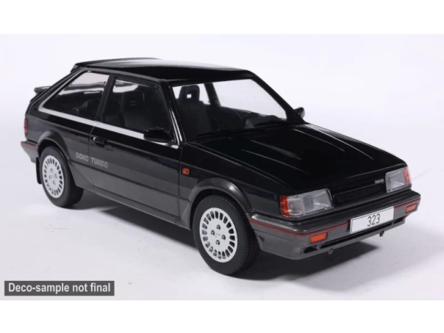 Mazda 323 4WD Turbo 1987, musta