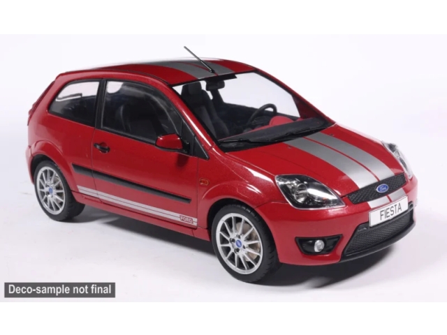 Ford Fiesta 2007, punainen/hopea