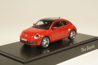 VW Beetle 2011, red
