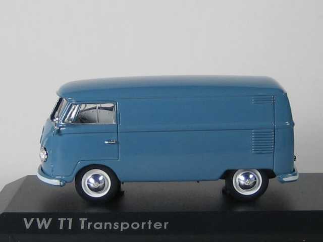 VW T1, umpipakettiauto, sininen