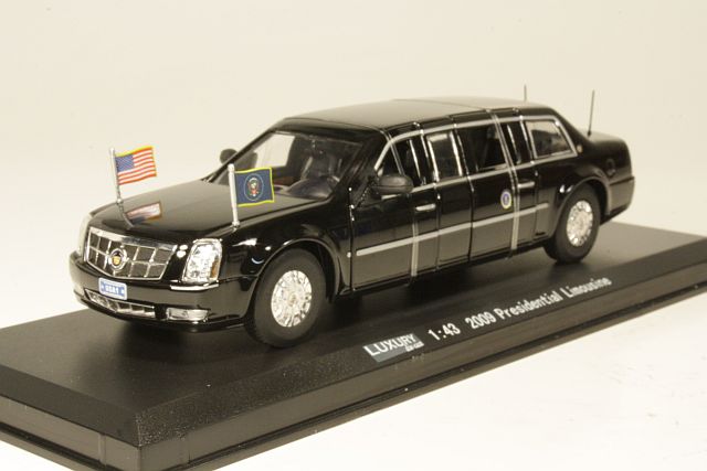 Cadillac DTS Presidential Limousine 2009 "The Beast", black