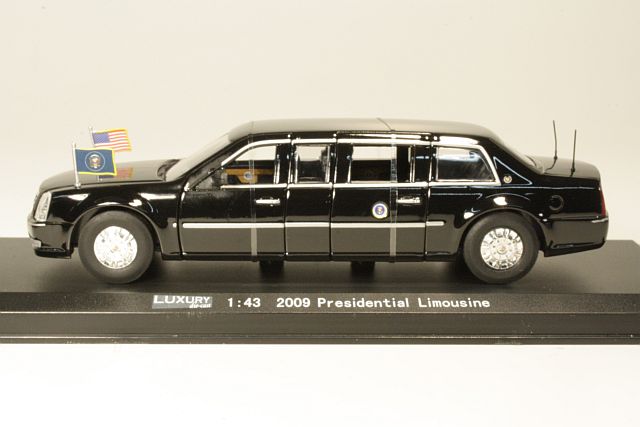 Cadillac DTS Presidential Limousine 2009 "The Beast", black