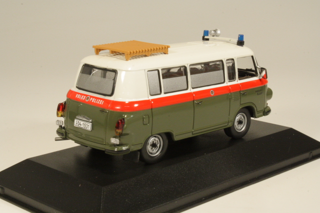 Barkas B1000 Volkspolizei 1968, vihreä/punainen