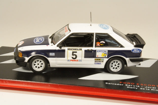 Ford Escort Mk3 XR3i, Rally de La Rioja 1983, S.Servia, no.5
