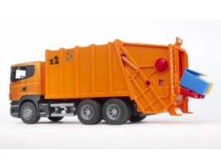 Scania R-series Garbage truck, orange
