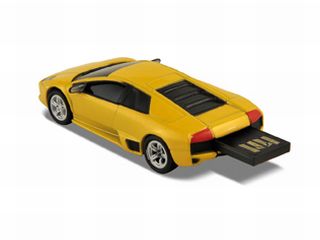 Lamborghini Murcielago yellow. USB Memory 4GB