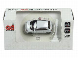 Fiat 500 white. USB Memory 4GB