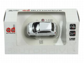 Fiat 500 valkoinen. USB Muisti 4GB - Sulje napsauttamalla kuva