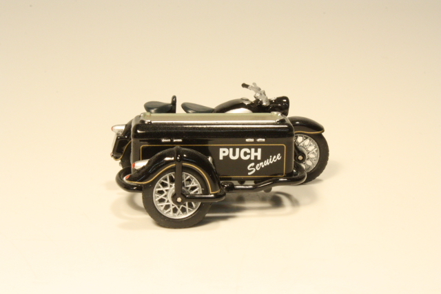 Puch SG250 with Sidecar "Puch Service", black