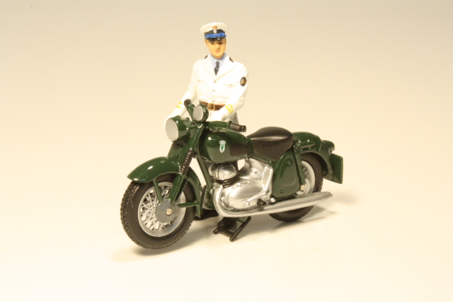 DKW RT350 "Polizei" & figur, dark green