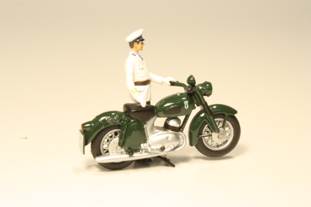 DKW RT350 "Polizei" & figur, dark green