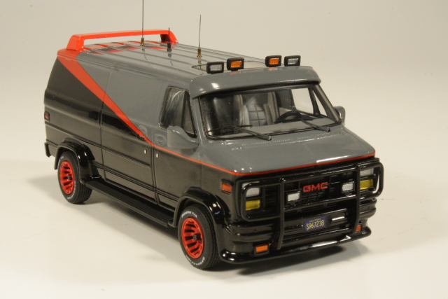 GMC Panel Van "A-Team Classic TV Series", musta - Sulje napsauttamalla kuva