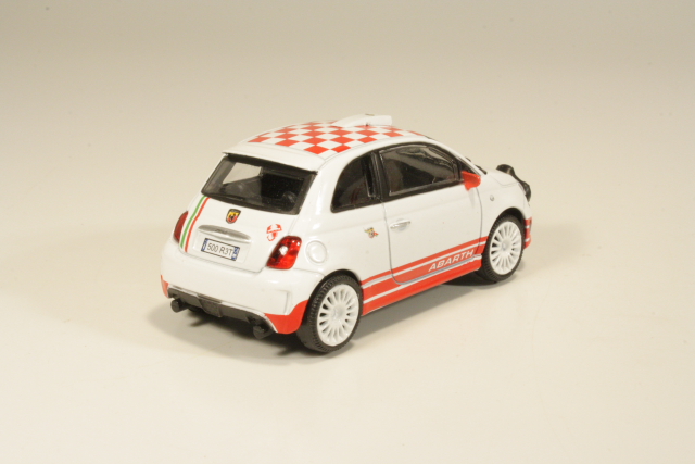 Fiat 500 Abarth R3T 2011, white/red