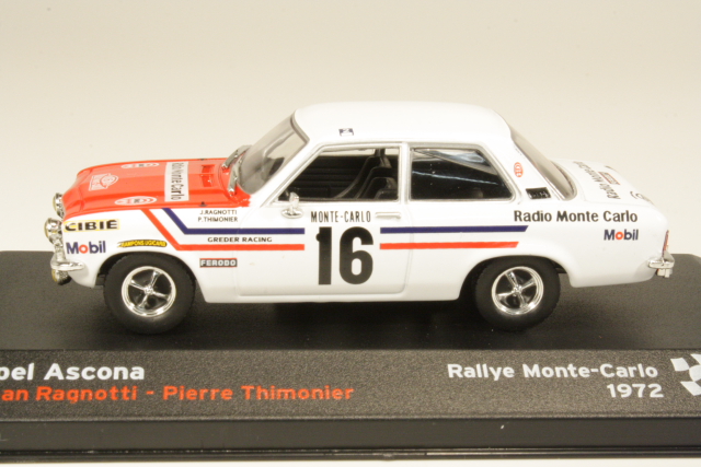 Opel Ascona A, Monte Carlo 1972, J.Ragnotti, no.16