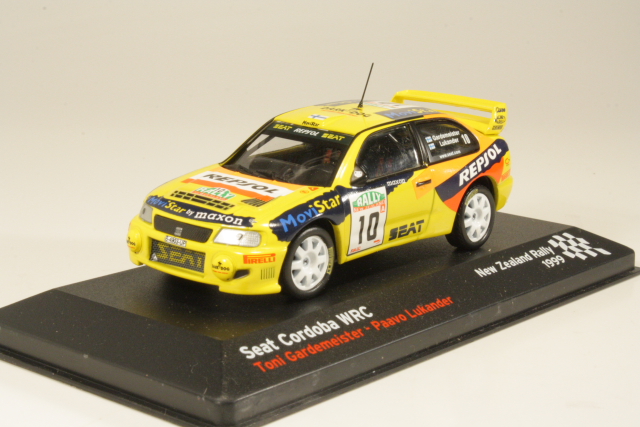 Seat Cordoba WRC, New Zealand 1999, T.Gardemeister, no.10