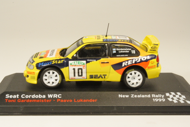 Seat Cordoba WRC, New Zealand 1999, T.Gardemeister, no.10