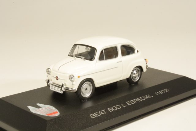 Seat 600L Especial 1972, white