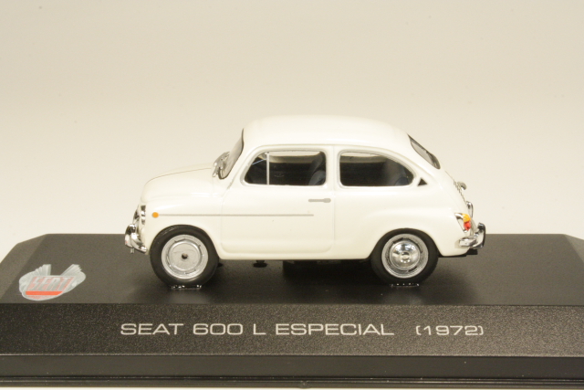 Seat 600L Especial 1972, valkoinen - Sulje napsauttamalla kuva