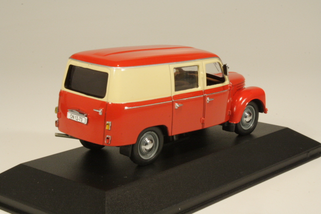 IFA Framo V901/2 Kastenwagen 1954, punainen/keltainen