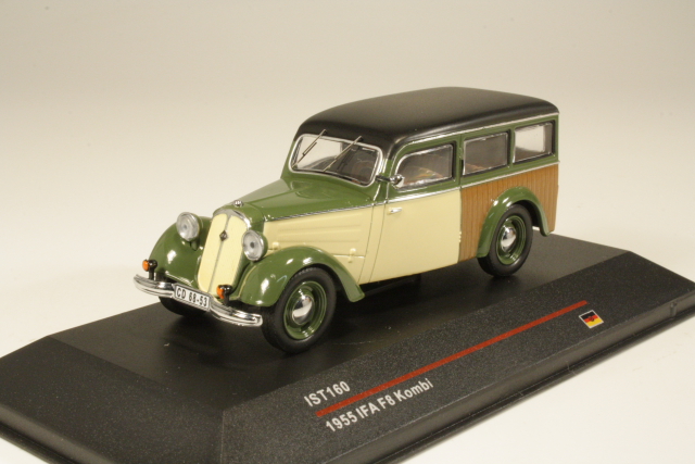 IFA F8 Kombi 1955, vihreä/keltainen
