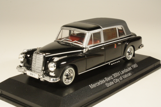 Mercedes 300D Landaulet 1960 State City of Vatican, musta