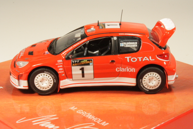 Peugeot 206 WRC, Argentina 2003, M.Grönholm, no.1