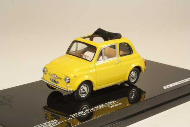 Fiat 500F 1965, yellow