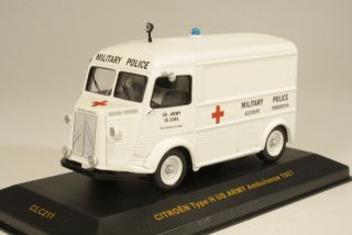Citroen Type H 1961, US Army Ambulanssi, valkoinen