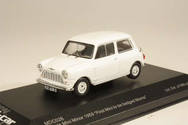 Morris Mini Minor 1959 (621AOK), white