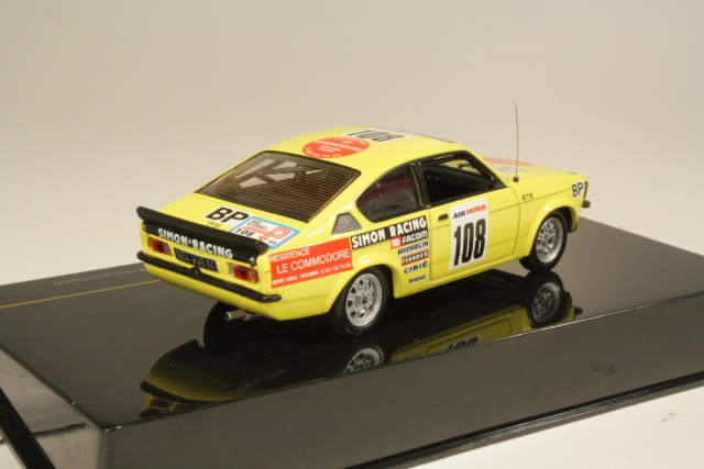 Opel Kadett GT/E, Tour de France 1979, J.L.Clarr, no.108 - Sulje napsauttamalla kuva