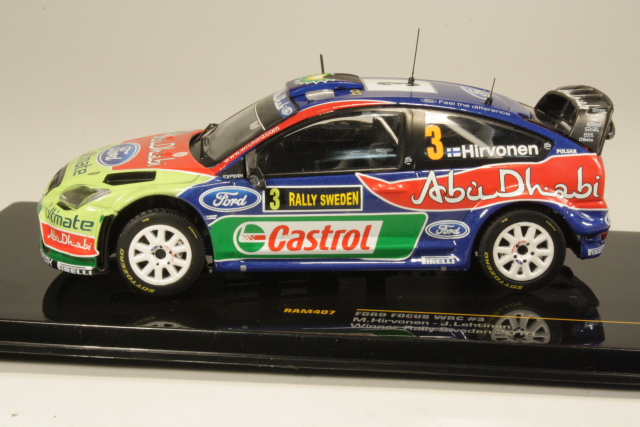 Ford Focus WRC, 1st. Sweden 2010, M.Hirvonen, no.3