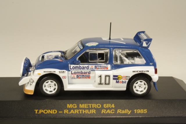 MG Metro 6R4, RAC 1985, T.Pond, no.10 - Sulje napsauttamalla kuva