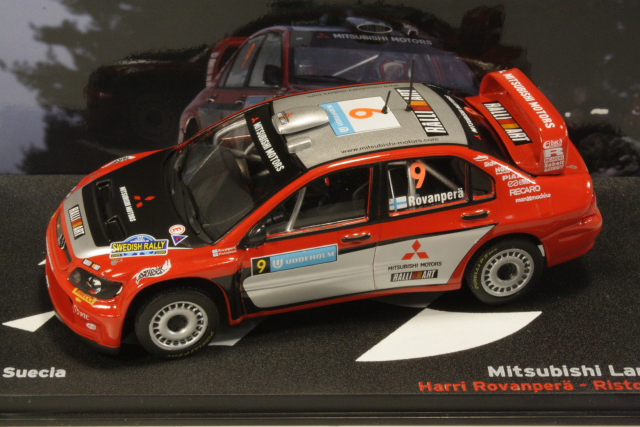 Mitsubishi Lancer WRC, Sweden 2005, H.Rovanperä, no.9 - Sulje napsauttamalla kuva