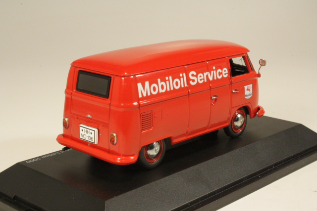 VW T1 Kastenwagen "Mobiloil Service", punainen - Sulje napsauttamalla kuva