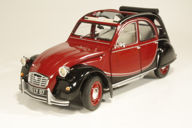 Citroen 2CV Charleston 1982, punainen/musta - Sulje napsauttamalla kuva