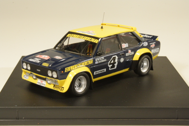 Fiat 131 Abarth "Olio Fiat", Monte Carlo 1977, M.Alen, no.4