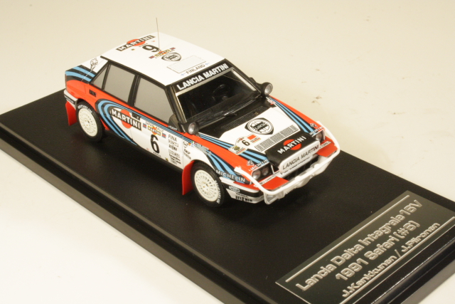 Lancia Delta HF Integrale 16V, Safari 1991, J.Kankkunen, no.6