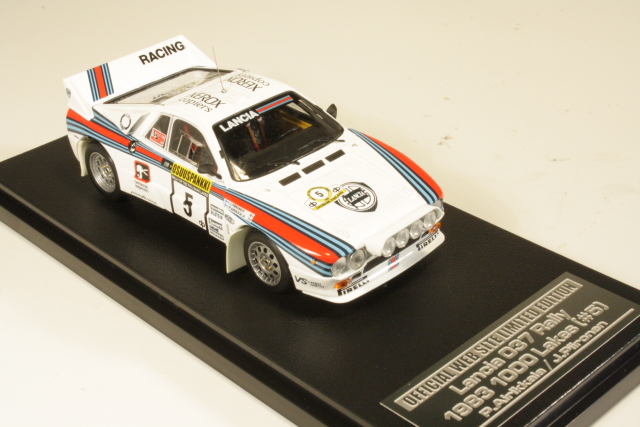 Lancia Rally 037, 5th 1000 Lakes 1983, P.Airikkala, no.5