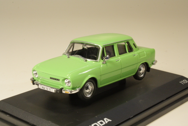 Skoda 110L 1972, kirkkaanvihreä