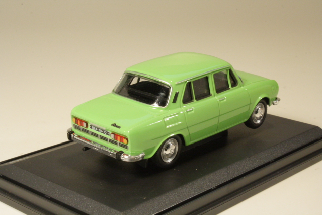 Skoda 110L 1972, kirkkaanvihreä