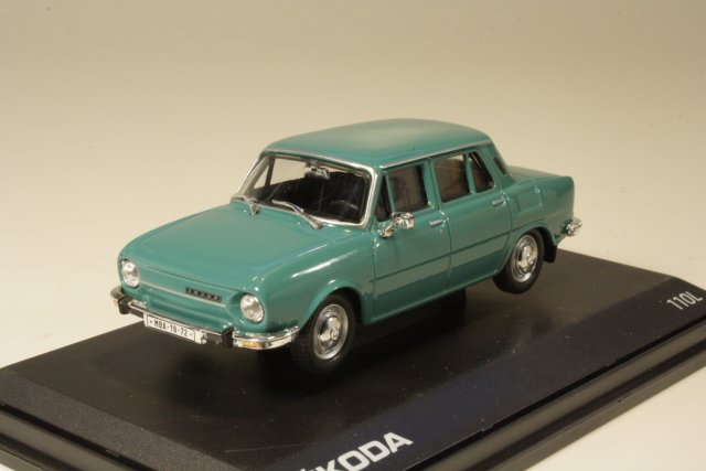 Skoda 110L 1972, dark green - Click Image to Close