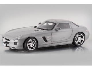 Mercedes SLS AMG (C197) 2010, silver metallic