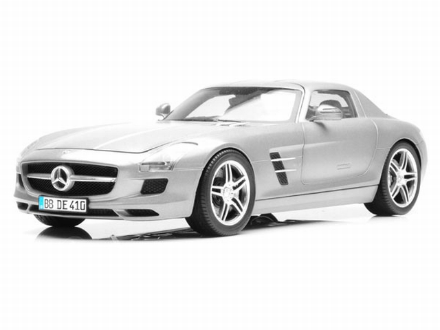 Mercedes SLS AMG (C197) 2010, silver metallic