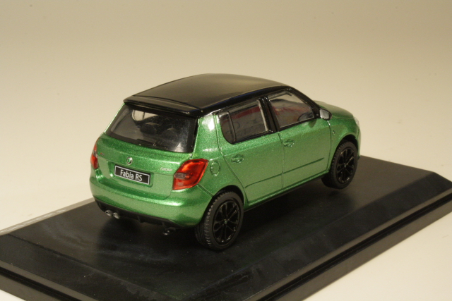 Skoda Fabia II RS 2010, green/black