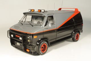 GMC Panel Van "A-Team Classic TV Series", black 1:18